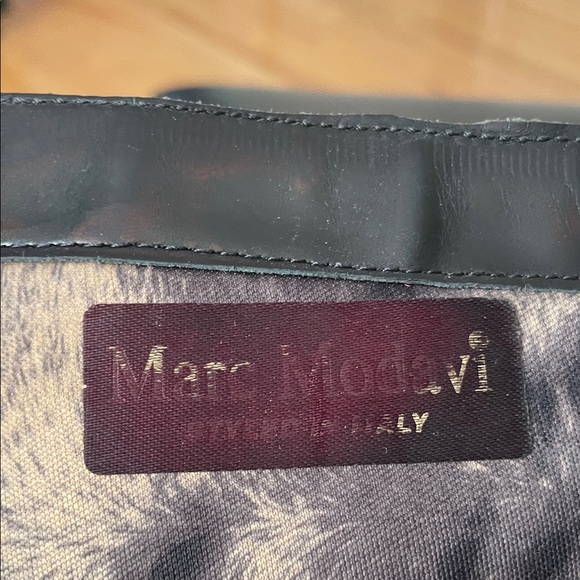 Marc Modavi Italian Leather Black and Red Star Women's Boots - Picture 8 of 9